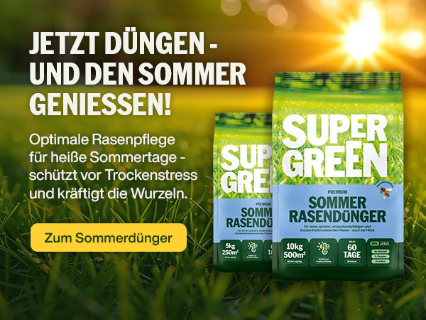 SUPERGREEN Sommer Rasendünger