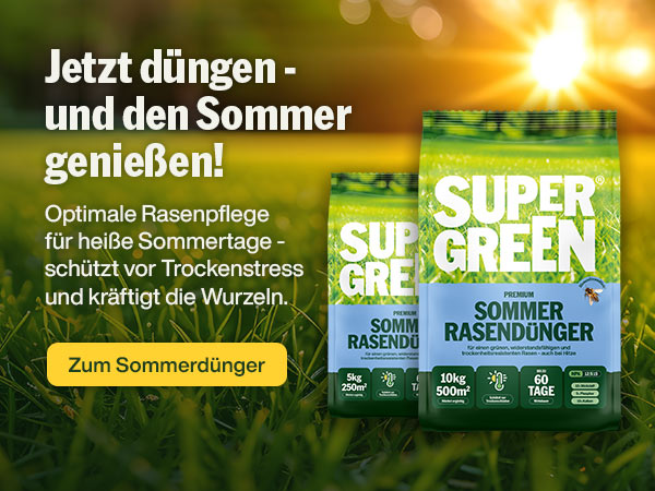 SUPERGREEN Sommer Rasendünger