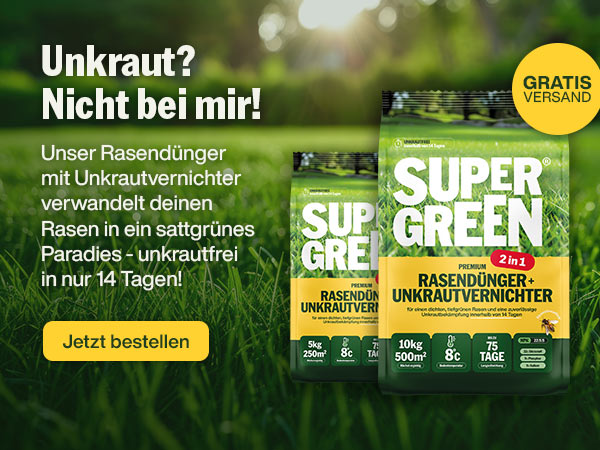 Rasendünger mit Unkrautvernichter 2in1 bestellen!