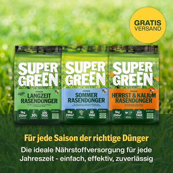 dünger langzeit Jahreszeiten-Dünger-Set – SUPERGREEN