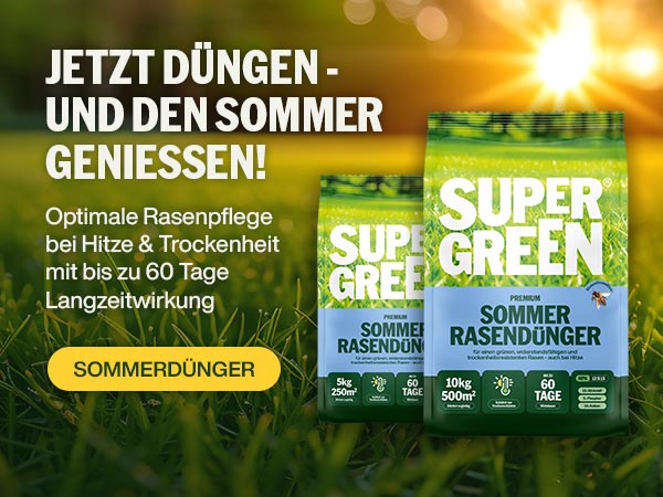 SUPERGREEN Sommer Rasendünger